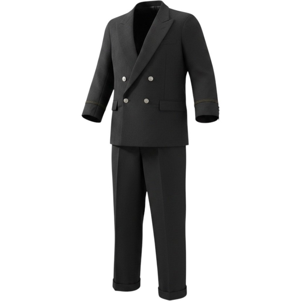 Vintage 1980s Hollywood Studio Wardrobe Airline Pilot Suit Set Costume Rental